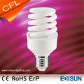 CFL bulb T2 Super Mini Full Spiral 18W 2700k E27 cfl bulb